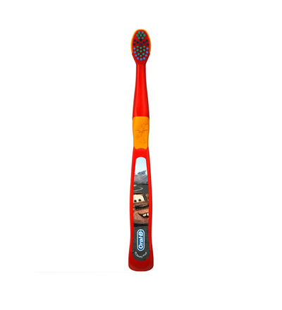 Oral-B Brosse à dents manuelle avec les voitures de Disney et Pixar, poils souples, 1 pièce
