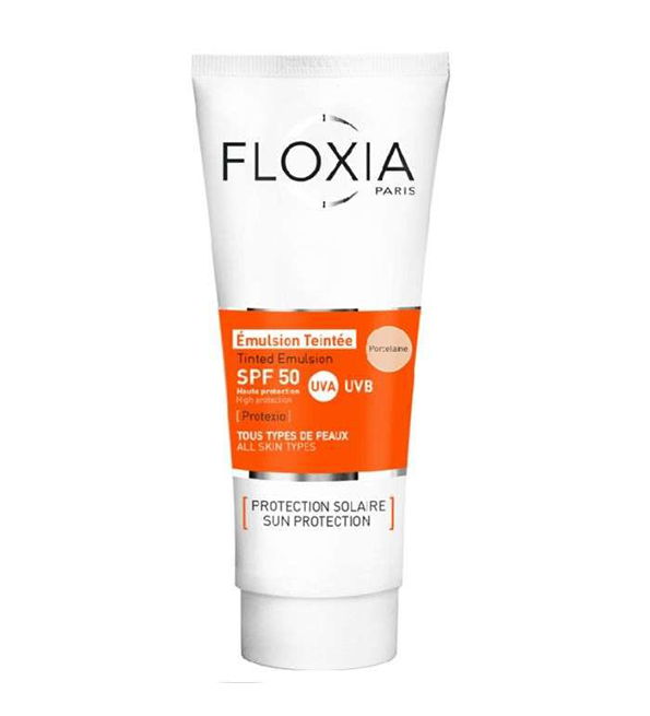 Floxia Emulsion Teintee SPF 50 Porcelaine 50 ml