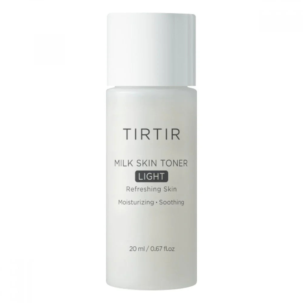 TIRTIR Milk Skin Toner Light 20ml – Tonique Hydratant & Éclat Laité pour Peaux Mixtes à Grasses