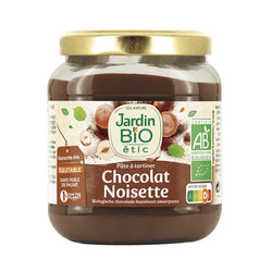 Jardin Bio Pate A Tartiner Chocolat Et Noisettes 350 G