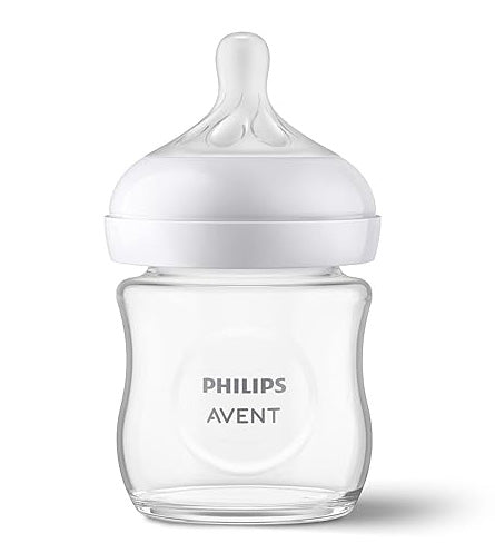 Avent Biberon Natural En Verre 3.0 Teat 0M+ 125Ml Scy930/01