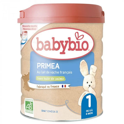 Babybio – Lait Bio Infantile Primea 1 Pour Nourrisson Et Bebe Avant 6 Mois 800G