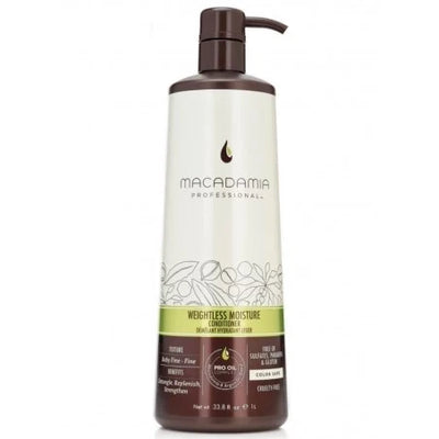 Macadamia Weightless Moisture Après-Shampooing Hydratant 1L – Soin Légèr Cheveux Secs & Fins