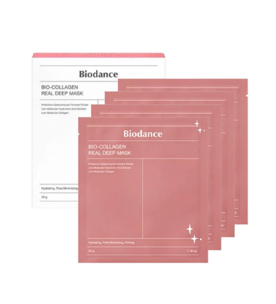 Biodance Bio Collagen Real Deep Mask Pack De 4