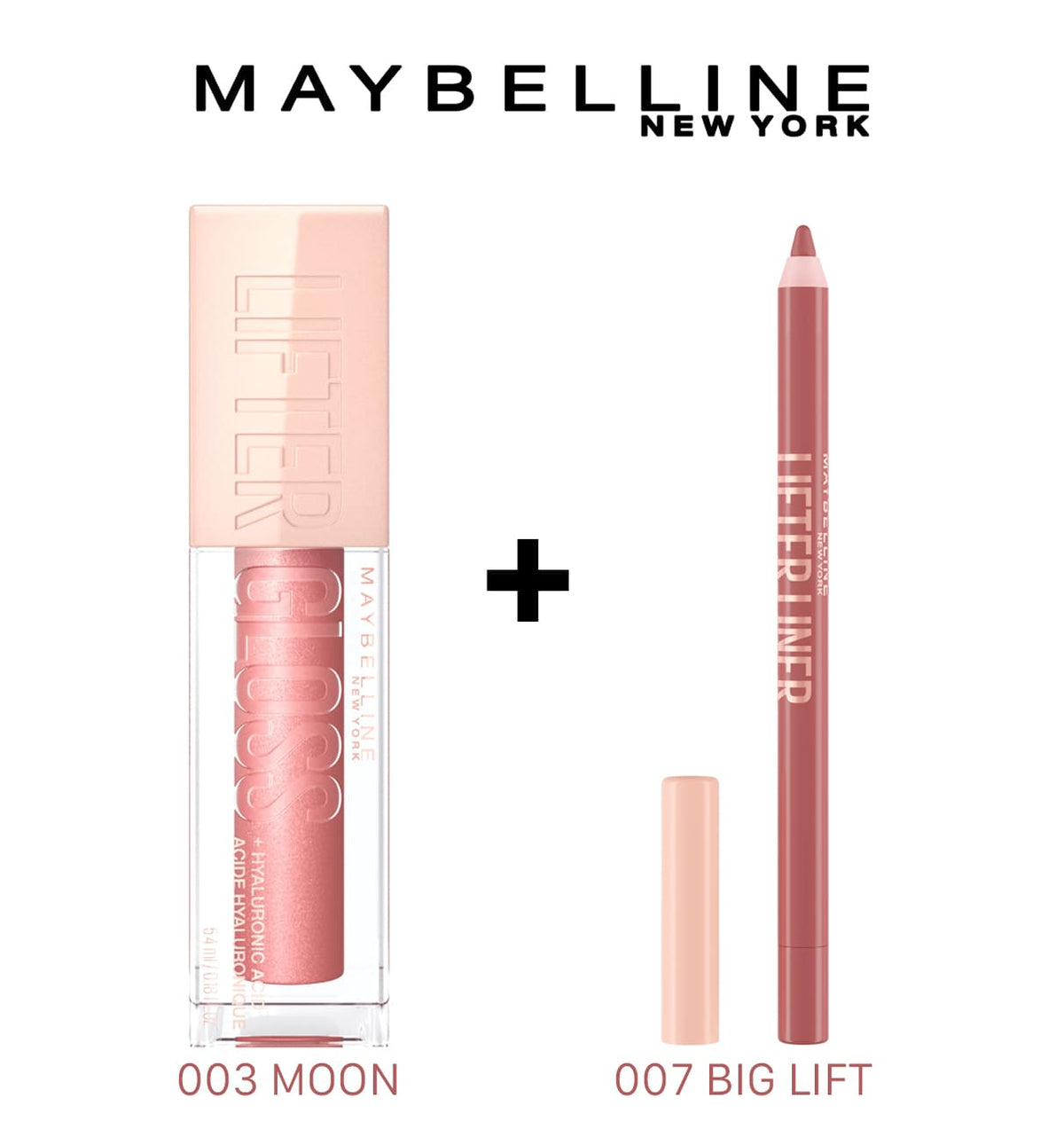 Maybelline Lifter Gloss À Lèvres Repulpant 003 Moon - Lip Liner 007 Big Lift