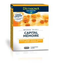 DIETAROMA MÉMO VIV capital mémoire et concentration 60 comprimés