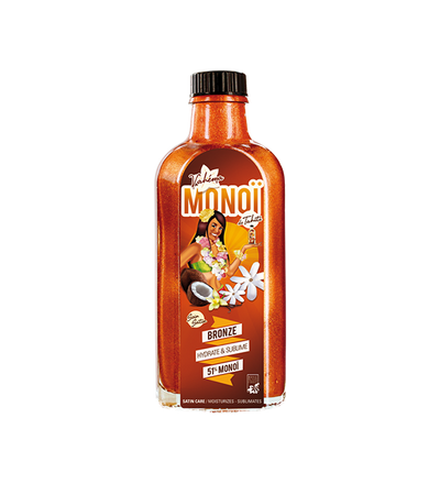 Vahema Monoi De Tahiti Soin Satin Bronze 100 ml
