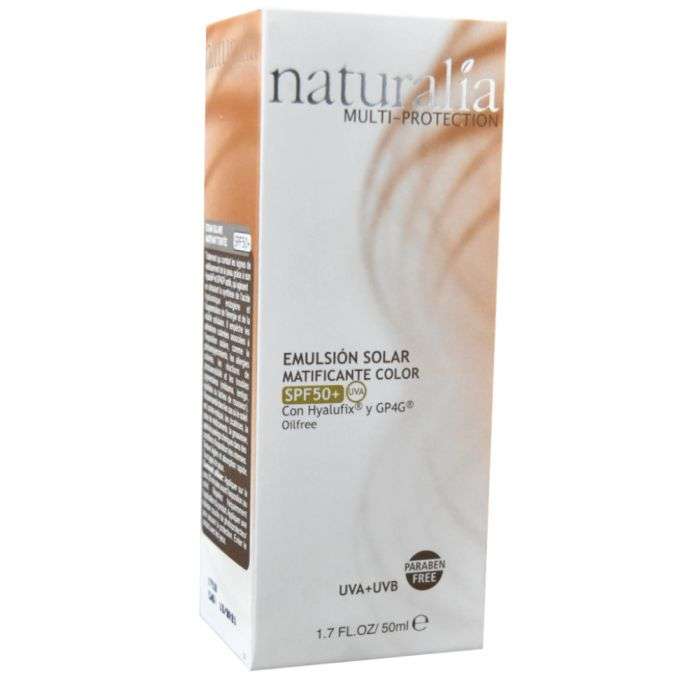 Naturalia Emulsion Solaire Matifiante Couleur 50 ml SPF 50+