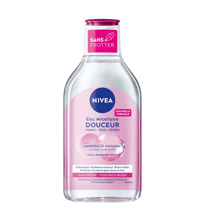 Nivea Eau Micellaire Douceur Peaux Sèches 400ML