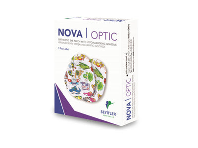 NOVA OPTIC Coussinets oculaires orthoptiques à motifs 5 Pcs