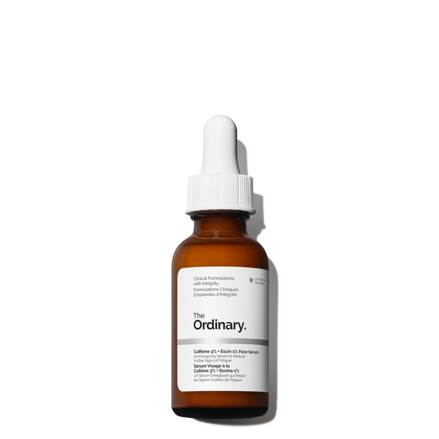 The Ordinary Caffeine 3% + Escin 1% Face Serum — 30 ml — présentation du produit