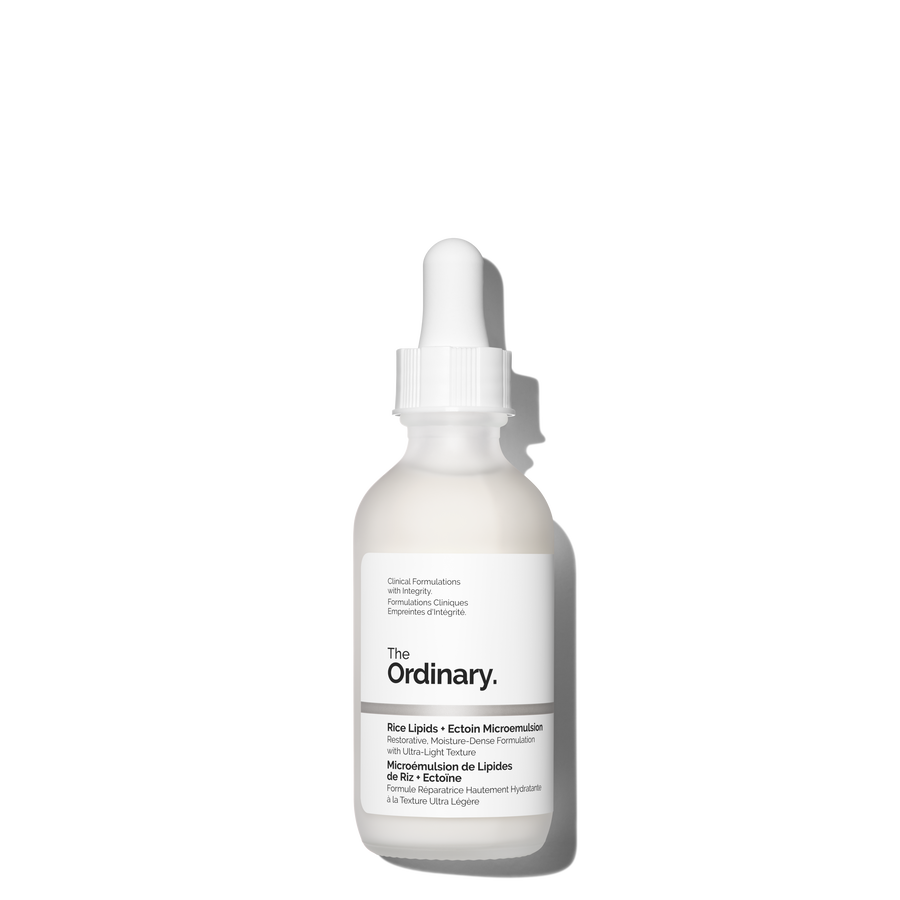 The Ordinary Rice Lipids + Ectoin Microemulsion — 60 ml — présentation du produit