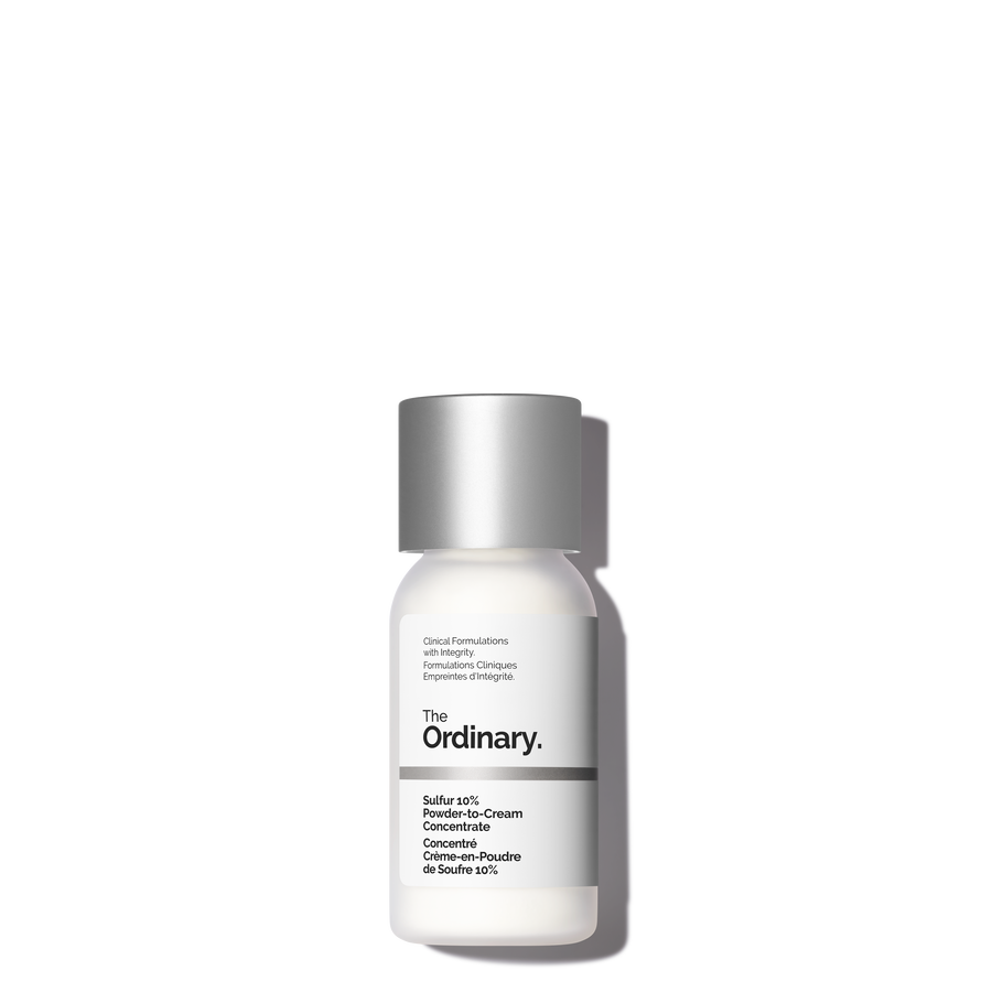 The Ordinary Sulfur 10% Powder-to-Cream Concentrate — 5 g — présentation du produit