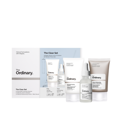 The Ordinary The Clear Set — Coffret — présentation du produit