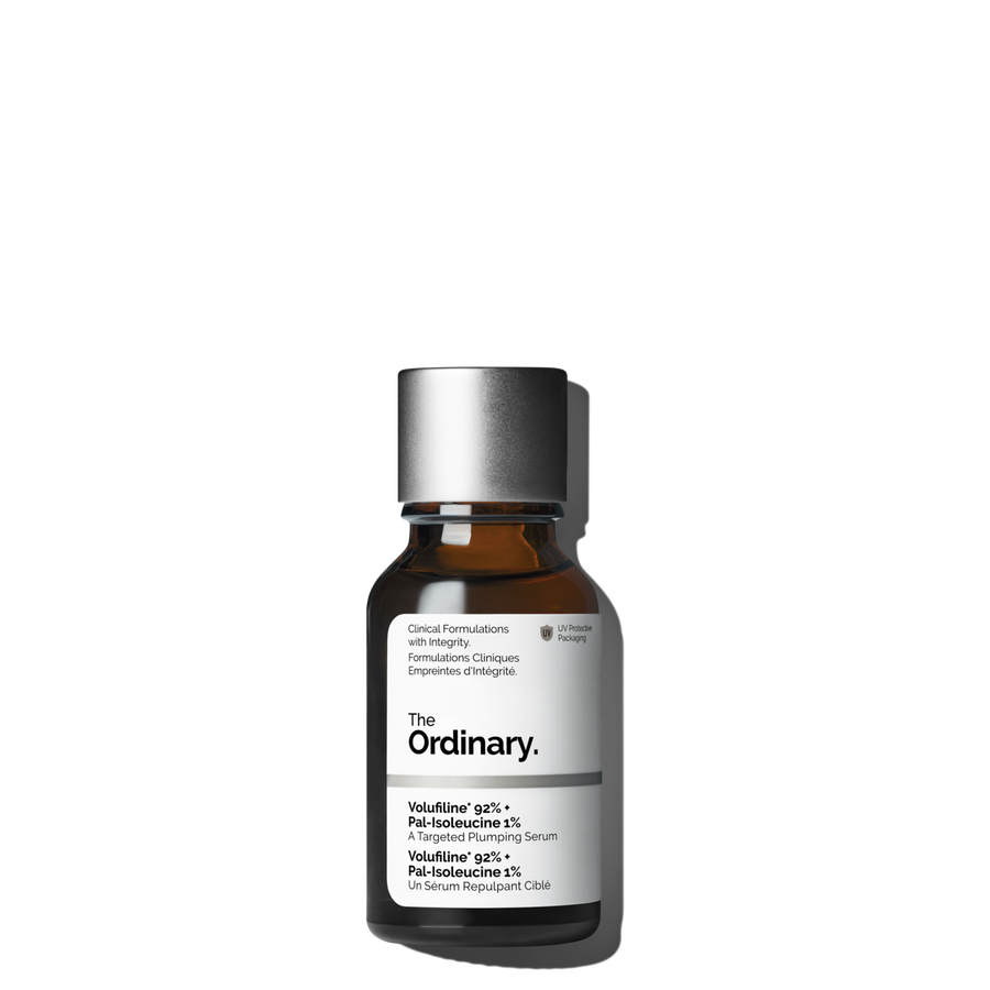 The Ordinary Volufiline 92% + Pal-Isoleucine 1% — 15 ml — présentation du produit