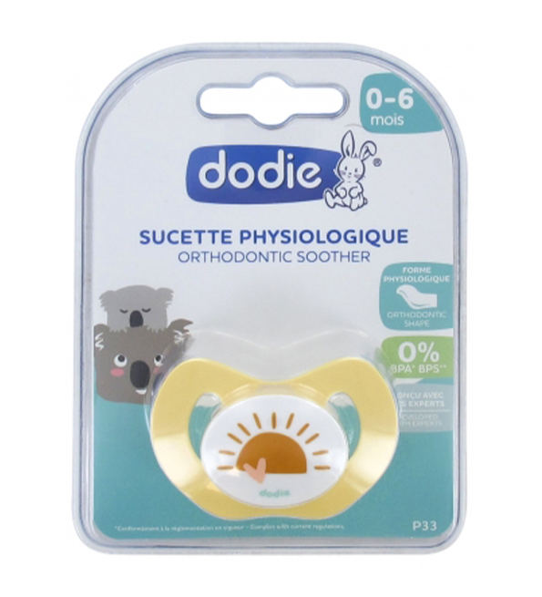 Dodie – Sucette Physiologique p33 soleil 0102