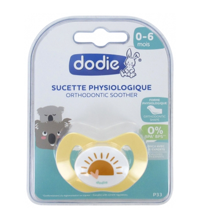 Dodie – Sucette Physiologique p33 soleil 0102