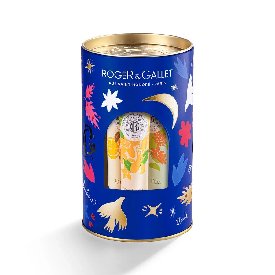Roger & Gallet Coffret 3 Cremes Mains Bois Dorange Neroli Et Fleur Dosmanthus