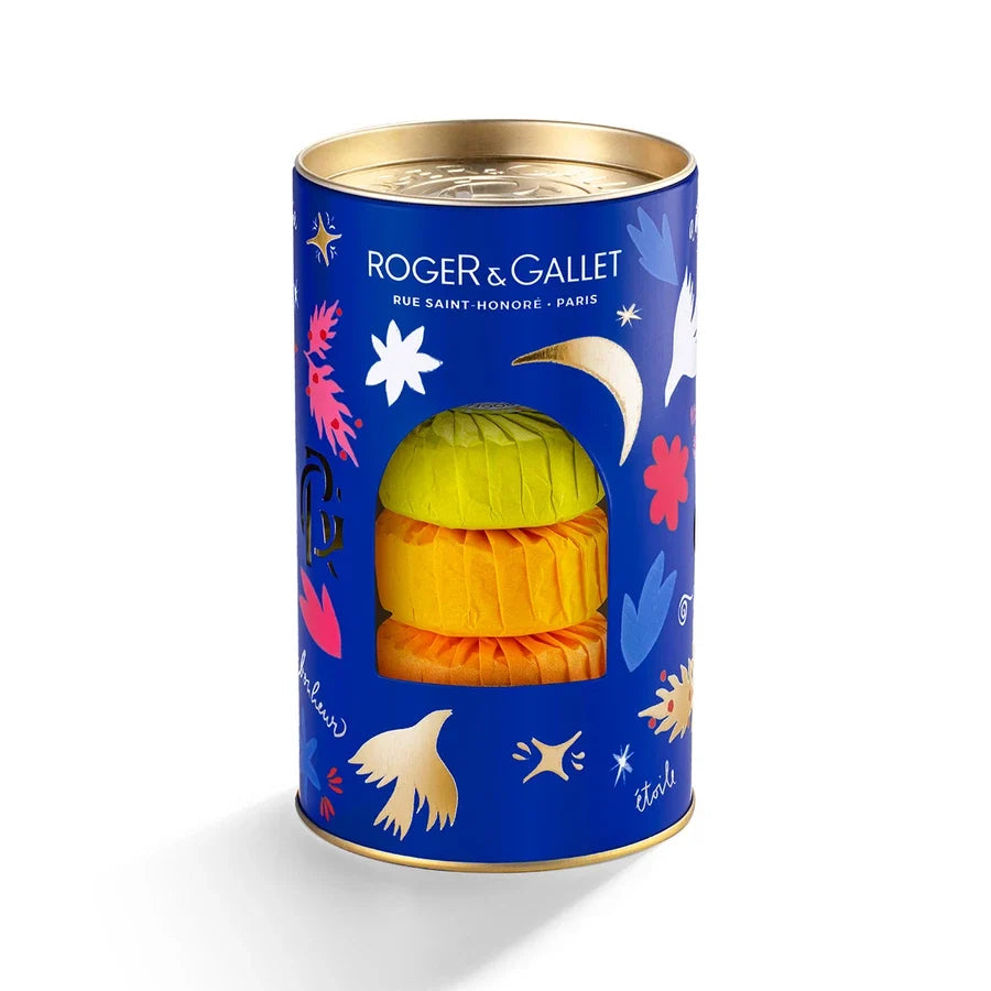 Roger & Gallet Coffret Noël 3 Savons Néroli Bois d'Orange et Osmanthus