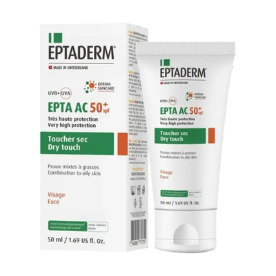 Eptaderm Epta Ac Ecran Solaire Toucher Sec Spf50+ 50ml