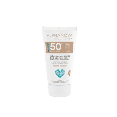 Alphanova Organic Sun SPF 50+ Creme Solaire Teintee Nude 50 G