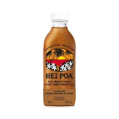 Hei Poa Soins traditionneles monoï specifique de tahiti nacres or 100ml