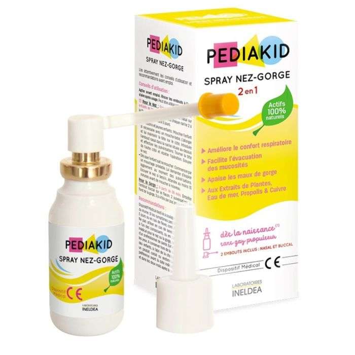 Pediakid Spray Nez Gorge 2 En 1 20 ml