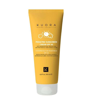 Kuora Ecran Solaire Pediatrique SPF 50 Sans Filtres Chimiques 200 ml