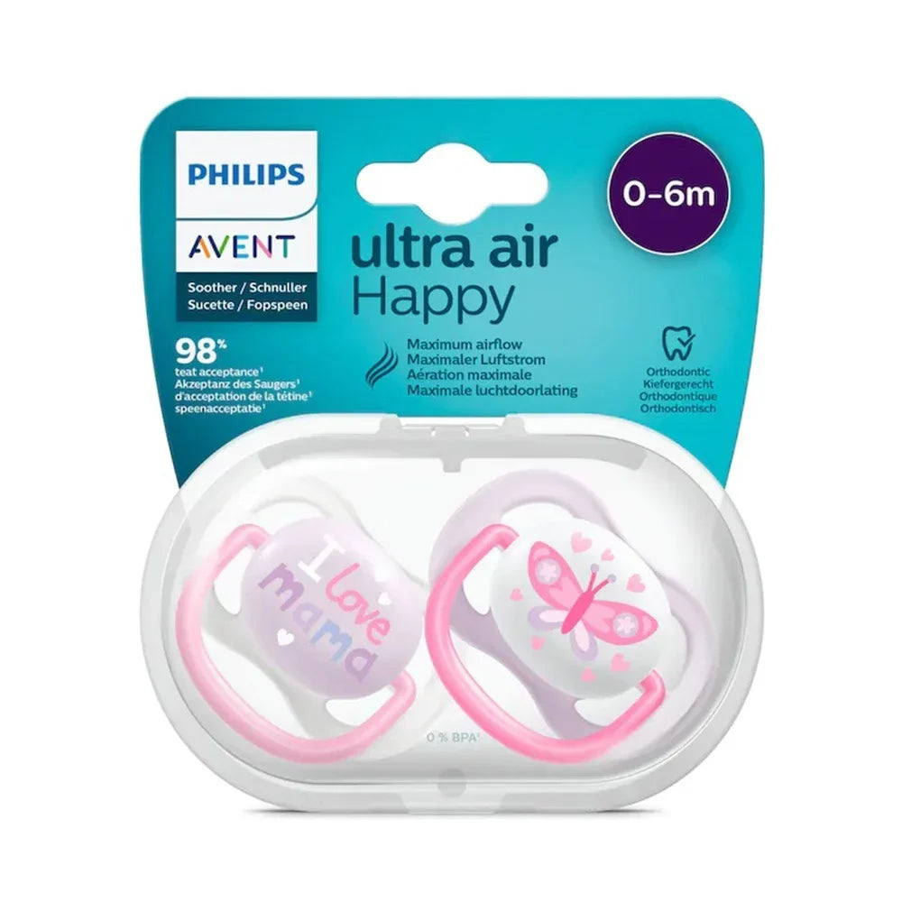 Avent Sucette Sthr Air Coll 0-6M Mam Scf080/01