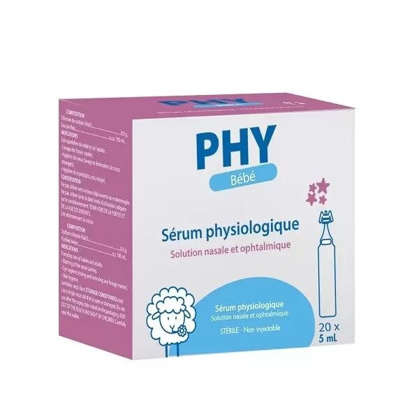 Gilbert Phy Sérum Physiologique 20*5Ml