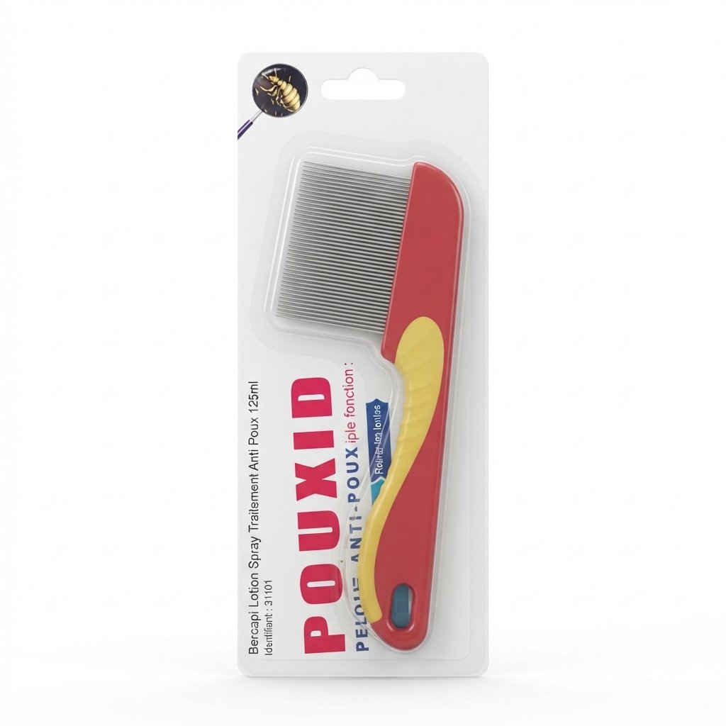 Pouxid Peigne Anti-Poux Triple Fonction