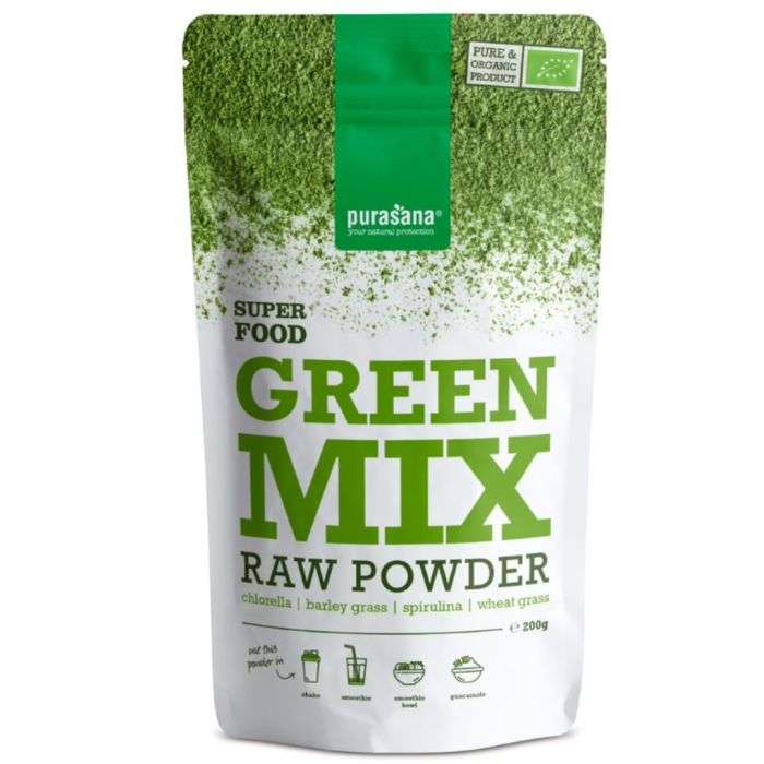 Purasana Poudre De Green Mix 200G