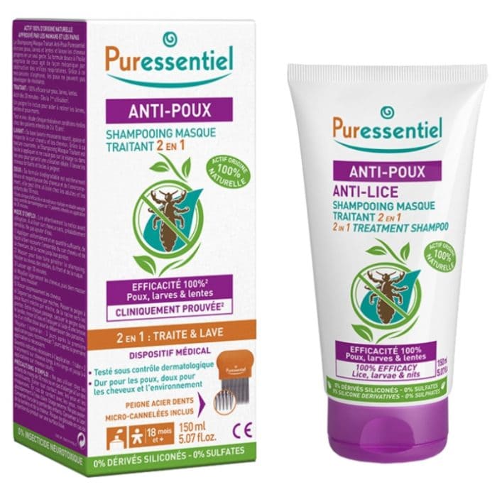 Puressentiel Shampooing Masque 2 En 1 Anti Poux 150 ml