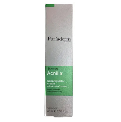 Puriaderm Acnilia Crème Seboregulatrice 40ml