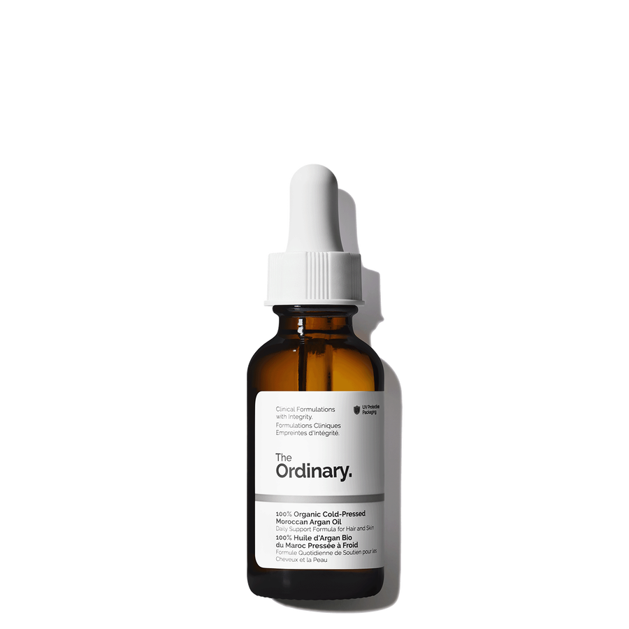 The Ordinary 100% Organic Cold-Pressed Moroccan Argan Oil — 30 ml — présentation du produit
