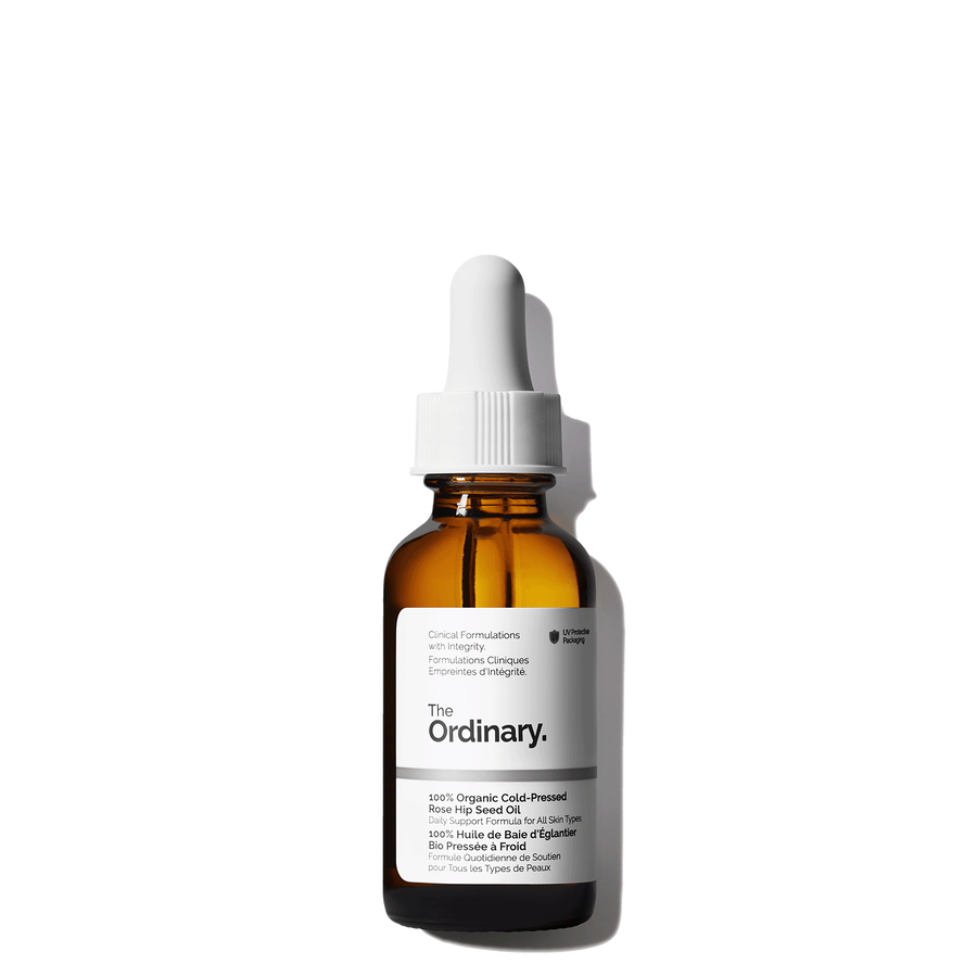 The Ordinary 100% Organic Cold-Pressed Rose Hip Seed Oil — 30 ml — présentation du produit