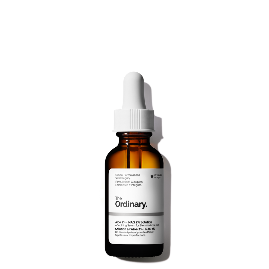 The Ordinary Aloe 2% + NAG 2% Solution — 30 ml — présentation du produit