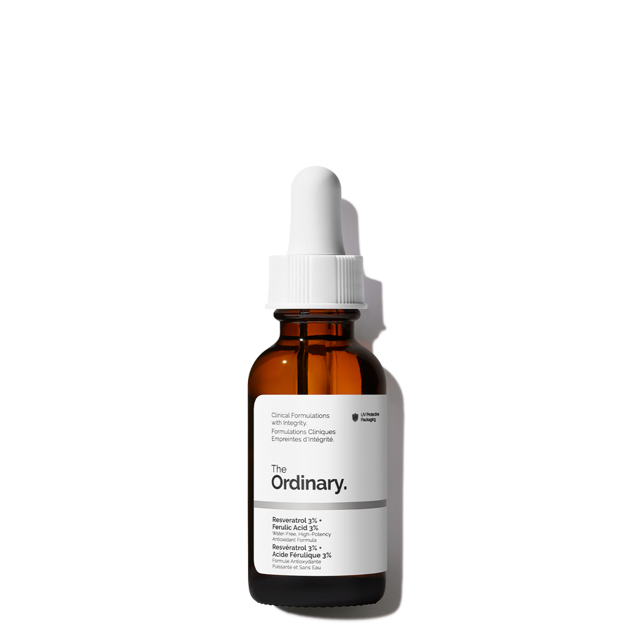The Ordinary Resveratrol 3% + Ferulic Acid 3% — 30 ml — présentation du produit