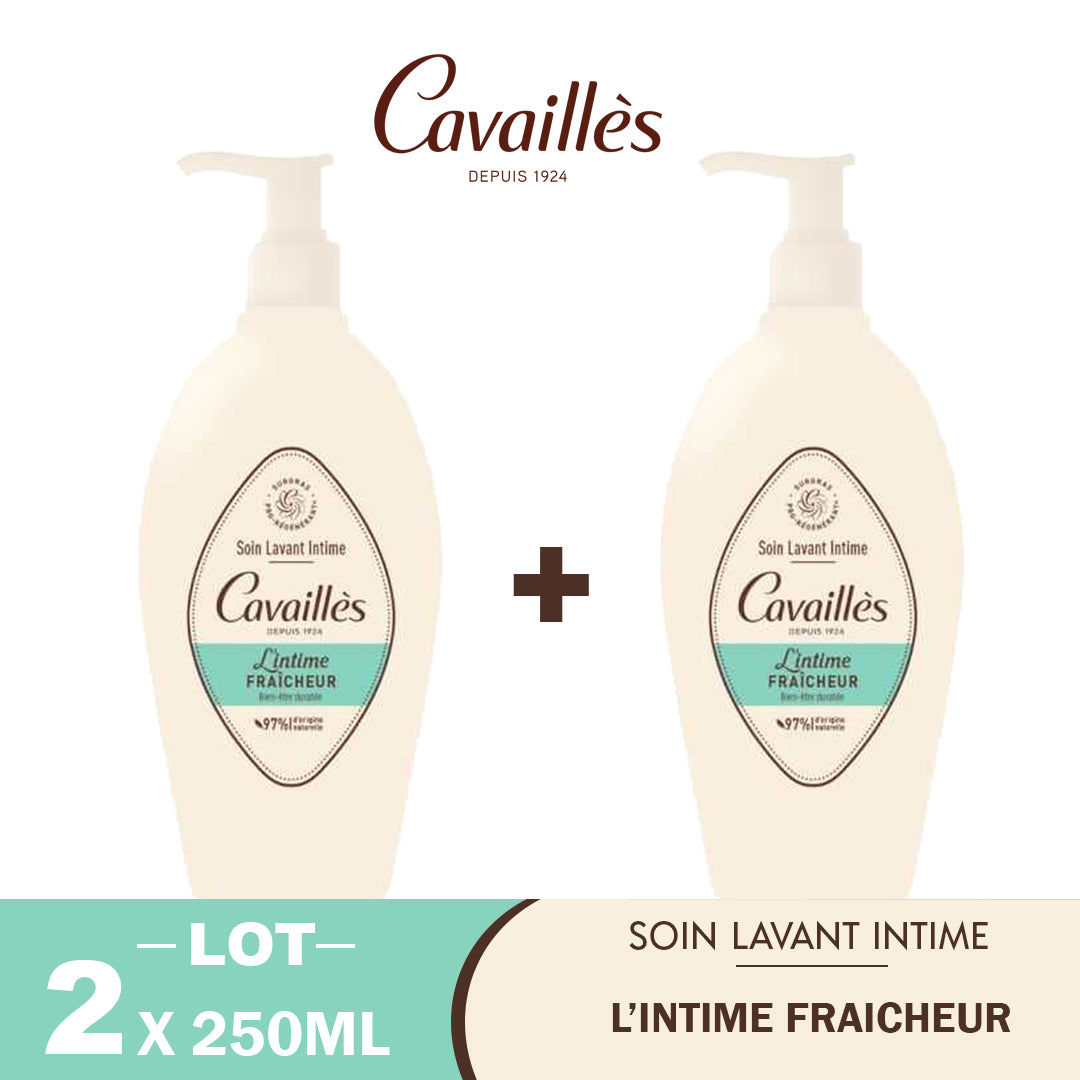 Cavailles Soin Lavant L'Intime Fraicheur 250 ml *2