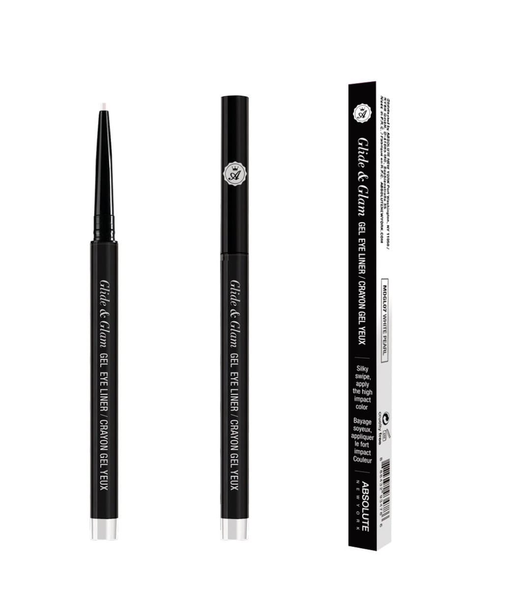 Absolute New York Glide & Glam Gel Eyeliner White Pearl