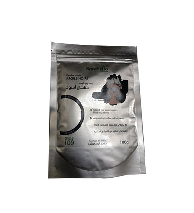 SANTE BIO PREMIUM Poudre Visage Argile Noire 100G
