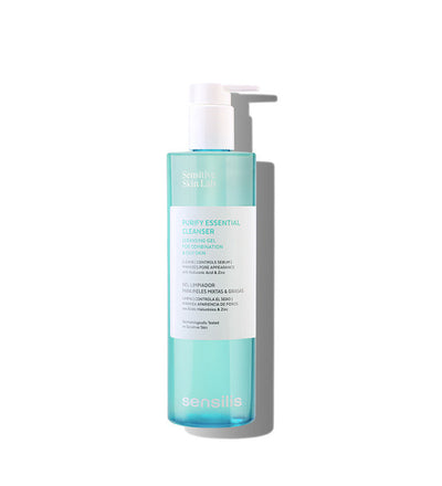 Sensilis Purify Essential Cleanser 400ml – Gel Nettoyant Purifiant & Équilibrant Peaux Mixtes à Grasses