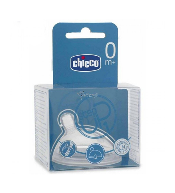 Chicco Tétine Step UP1 – Flux Moyen 0m+
