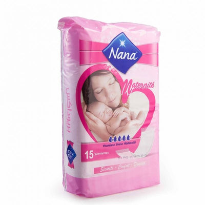Nana Serviette Maternite Periodex 15 Pieces