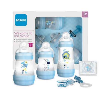 MAM BABY Kit naissance bleu– coffret cadeau