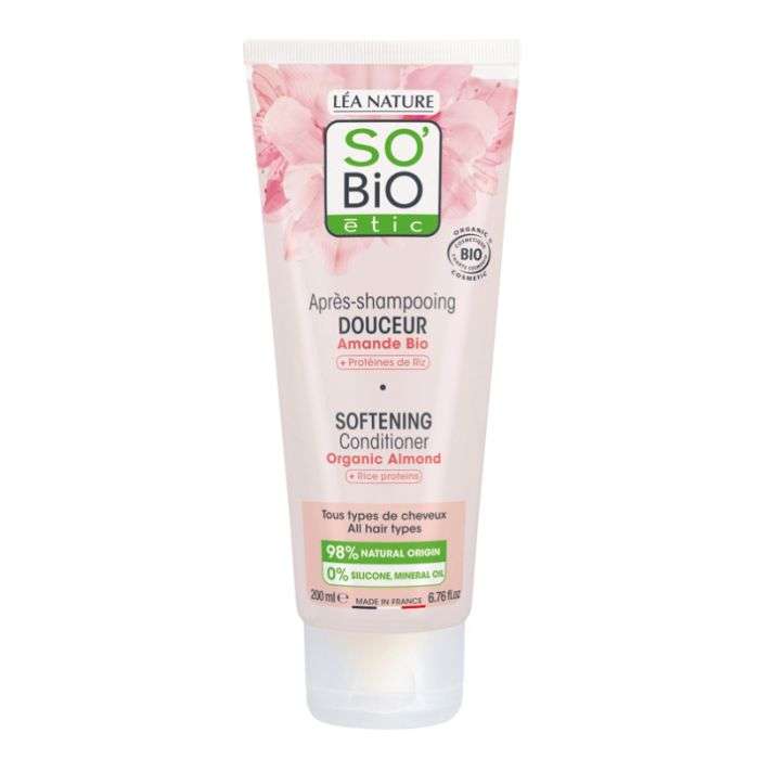 So Bio Apres Shampoing Doux Au Lait D'Amande Et  Proteine De Riz 200Ml