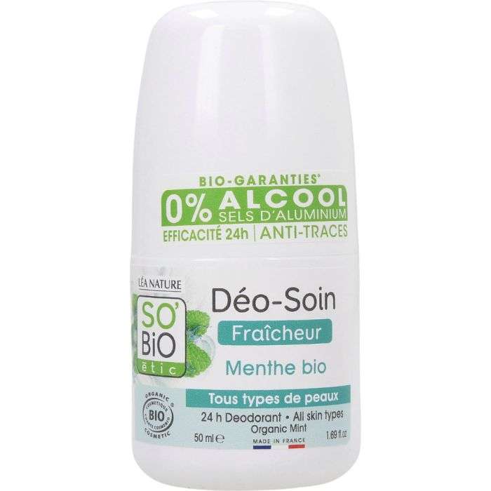So Bio Deodorant Fraicheur Menthe 50Ml