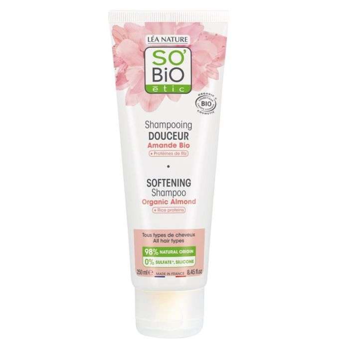 So Bio Shampoing Doux Au Lait D'Amande Et Proteine De  Riz 250Ml