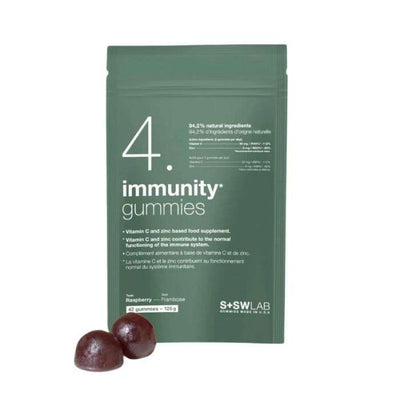 Sswlab 4 Immunity Gummies 126G 42 Gummies Gout Framboise