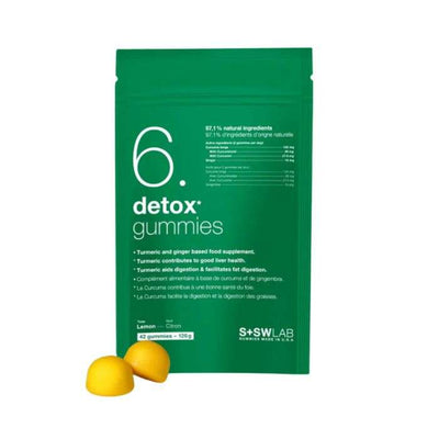 Sswlab 6 Detox Gummies 126G 42 Gummies Gout Citron